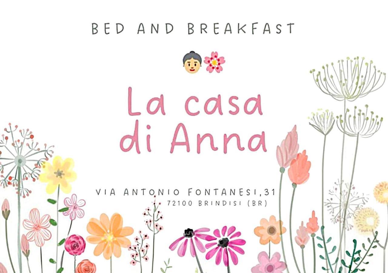 La Casa Di Anna Διαμέρισμα Μπρίντιζι Εξωτερικό φωτογραφία